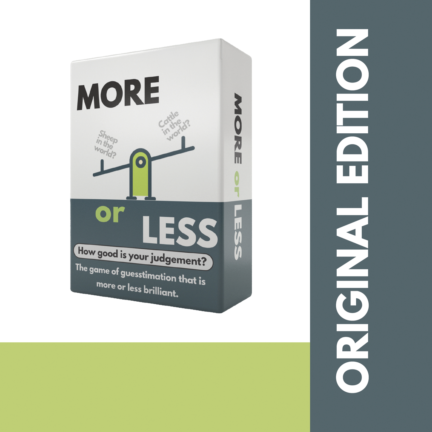 More or Less Card Game Bundle of 2 - Original & Science & Nature Edition