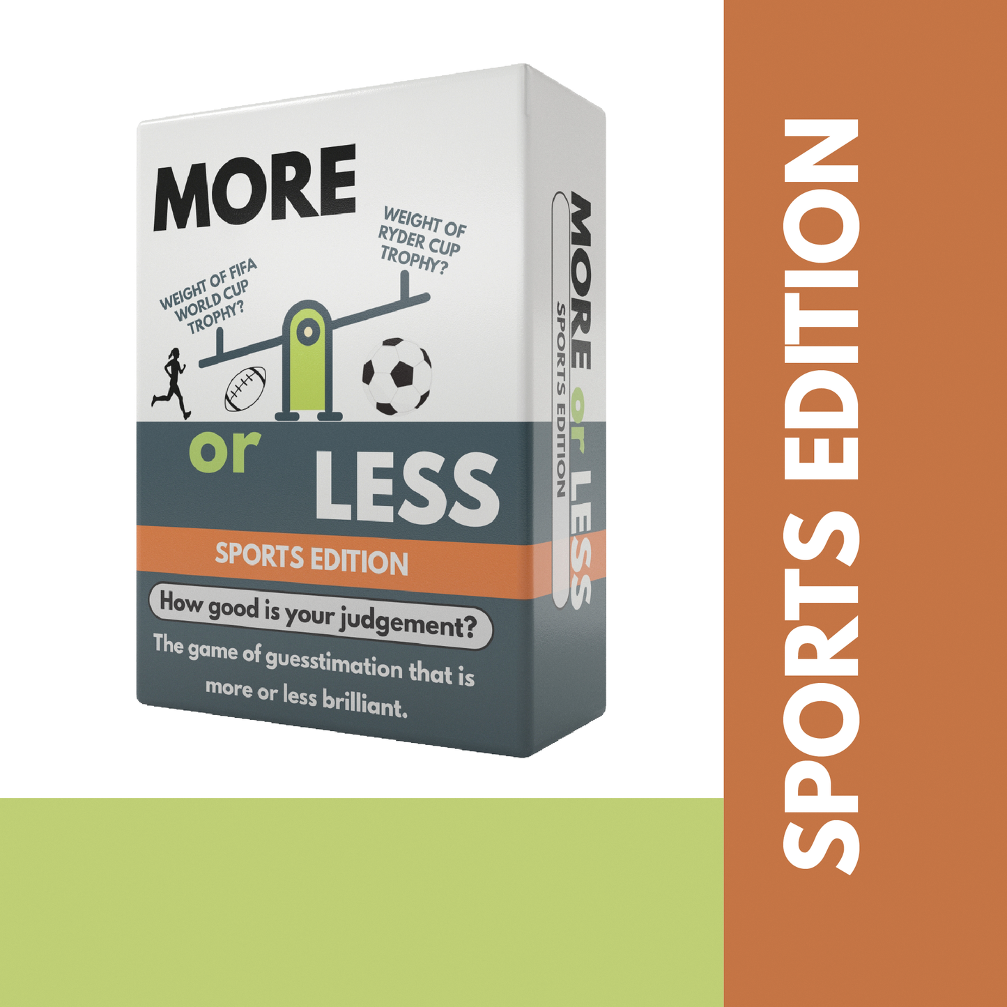 More or Less Card Game Bundle of 2 - Original & Sports Edition